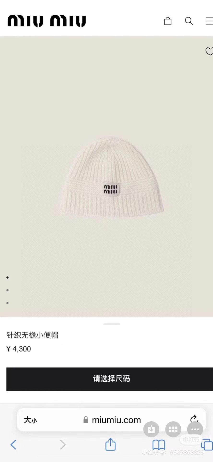 Miu Miu Caps